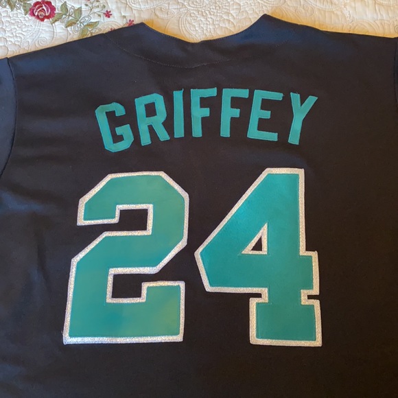 MLB Majestic Mariners Ken Griffey Jr Jersey - Picture 2 of 4